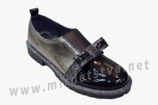 Модные детские туфли в школу для девочки Bistfor 97200/381/753