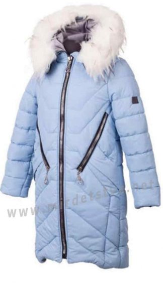 Зимняя курточка с капюшоном для девочки Alfonso Кр-05-В